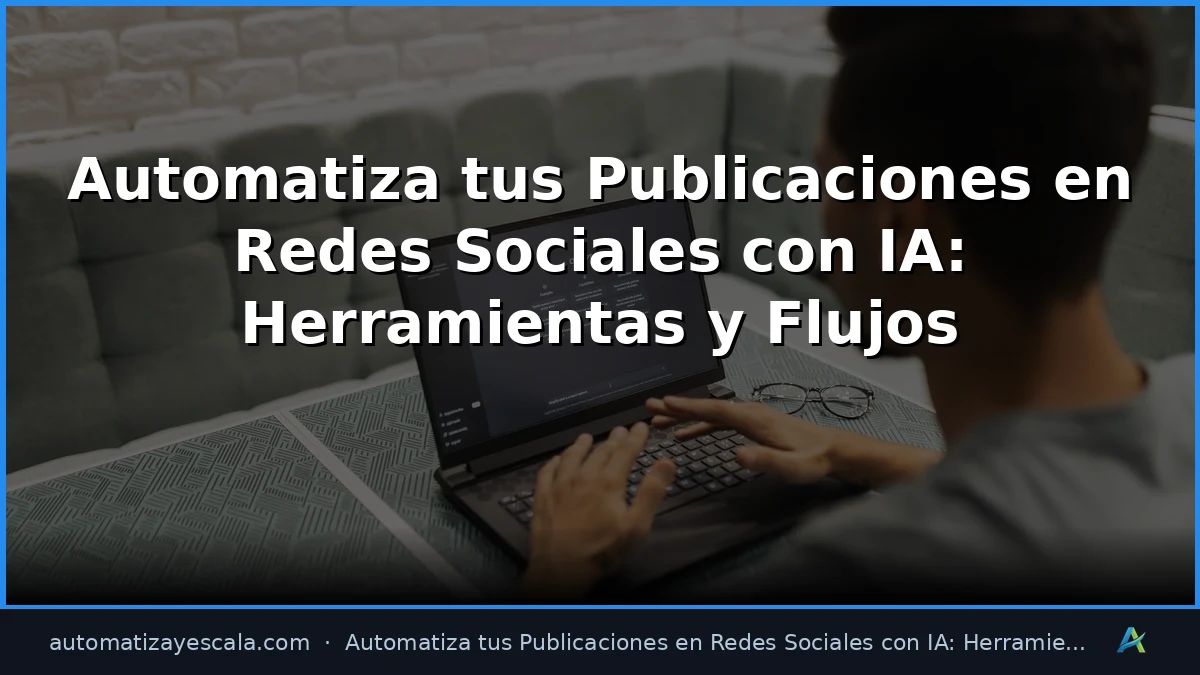 Automatiza tus Publicaciones en Redes Sociales con IA: Herramientas y Flujos