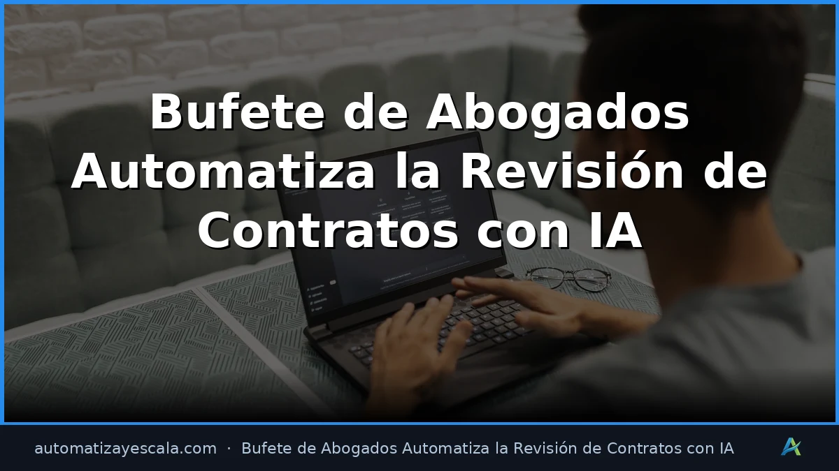 Bufete de Abogados Automatiza la Revisión de Contratos con IA
