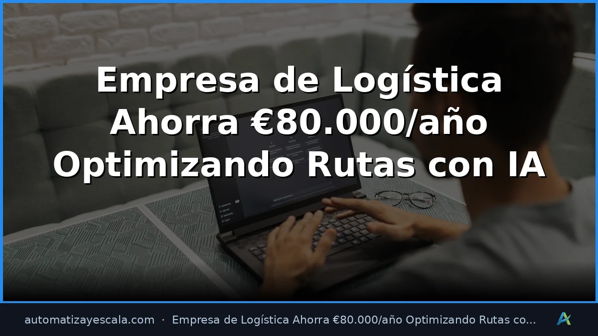 Empresa de Logística Ahorra €80.000/año Optimizando Rutas con IA
