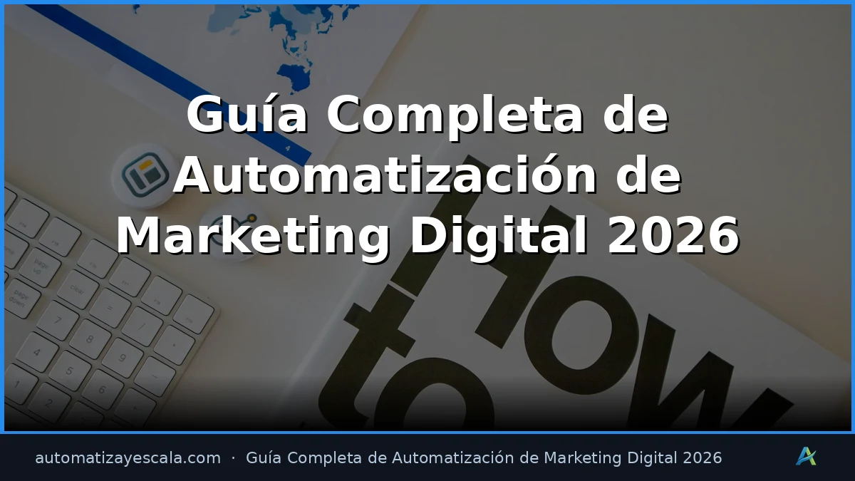 Guía Completa de Automatización de Marketing Digital 2026