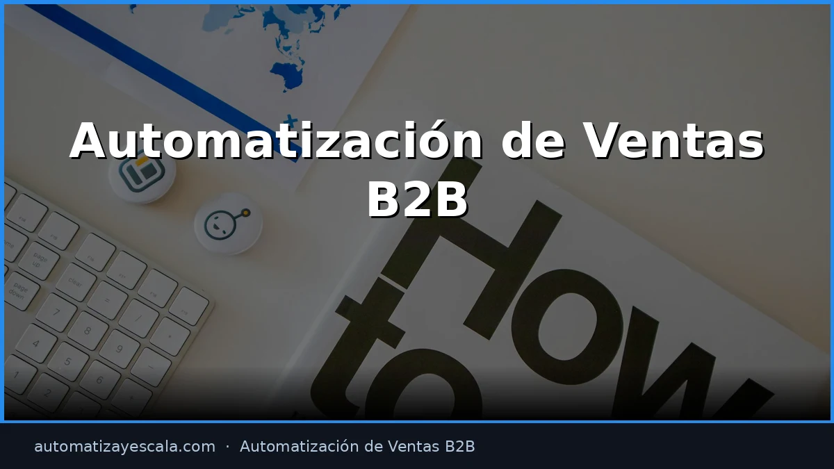Guía Completa de Automatización de Ventas B2B 2026