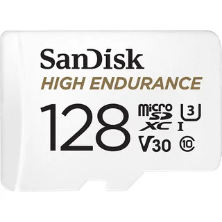 SanDisk High Endurance — microSD de 128 GB para grabación continua