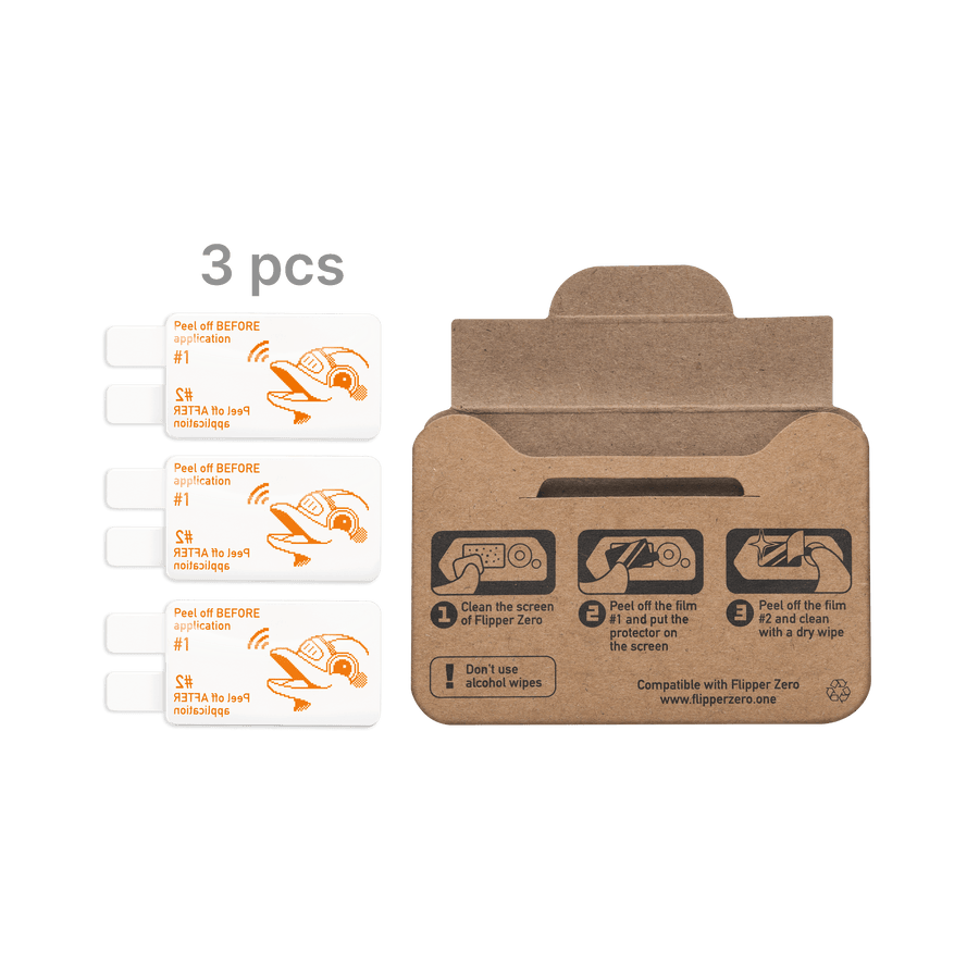 Protectores de pantalla para Flipper Zero — imagen oficial del producto