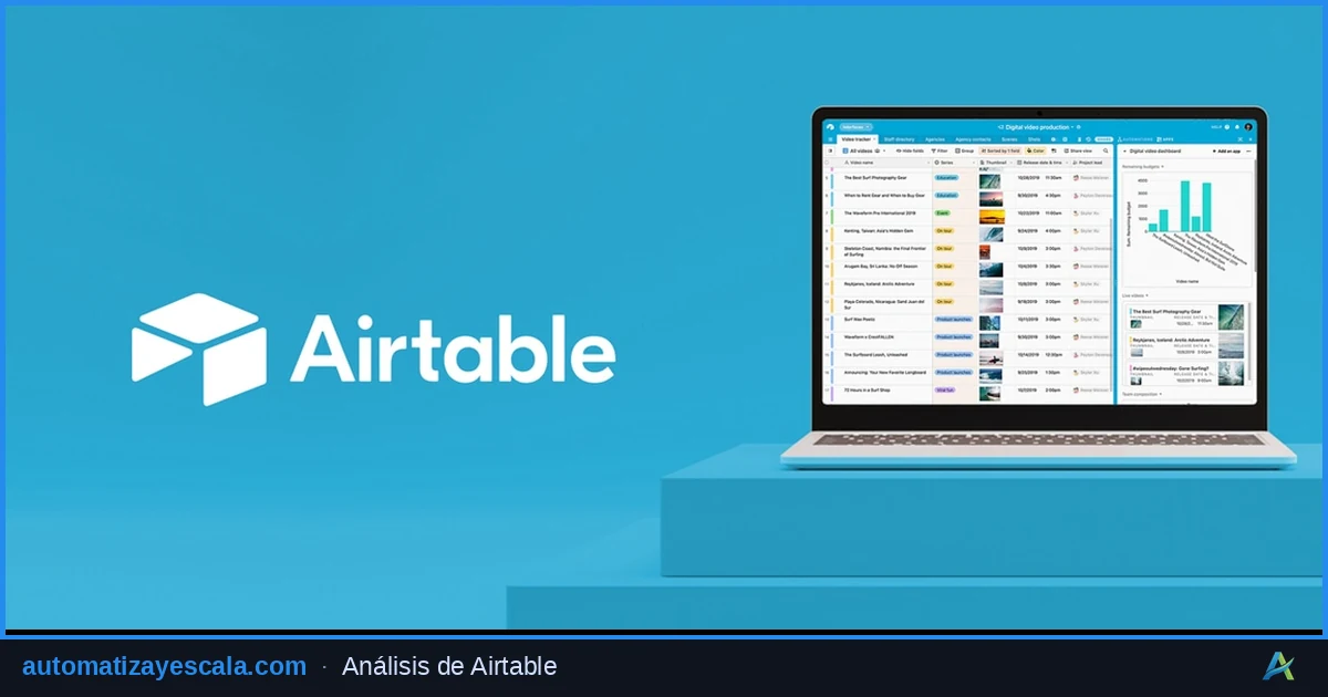 Airtable: La Base de Datos No-Code Más Potente para 2026 — análisis de datos e inteligencia de negocio