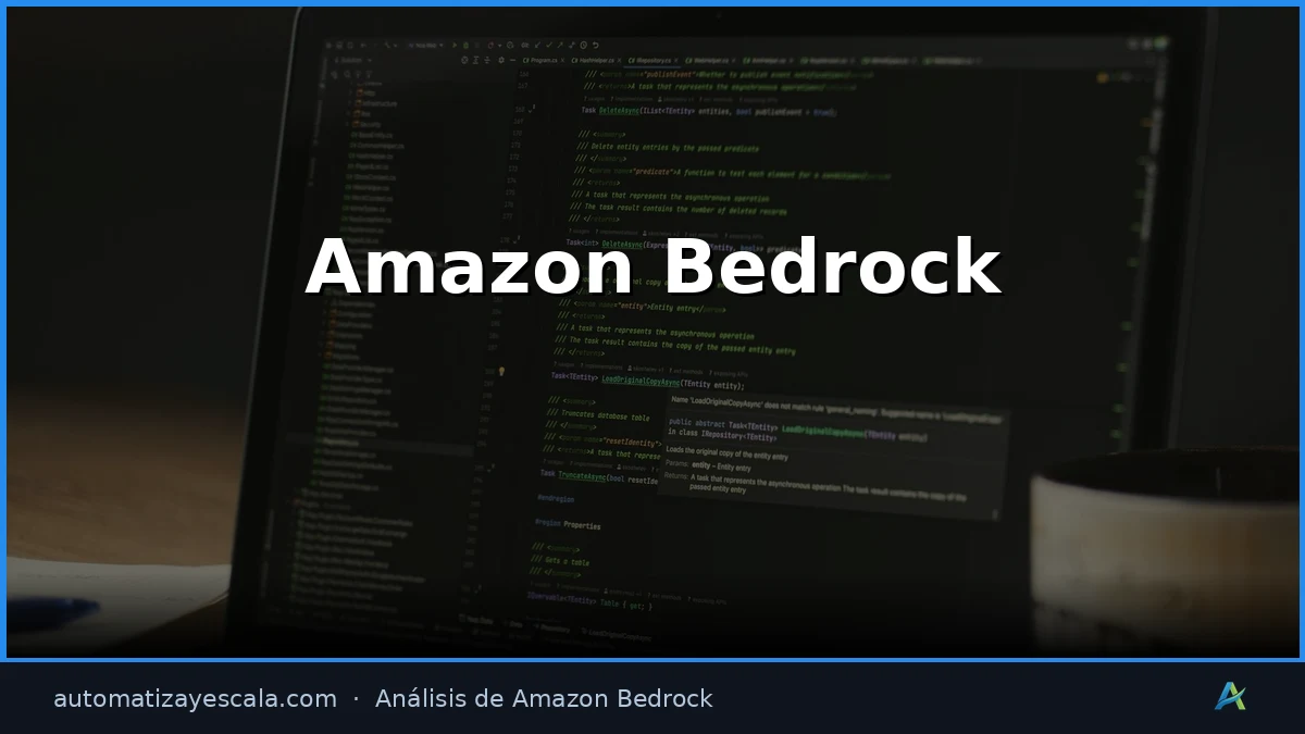 Amazon Bedrock — interfaz y panel de control