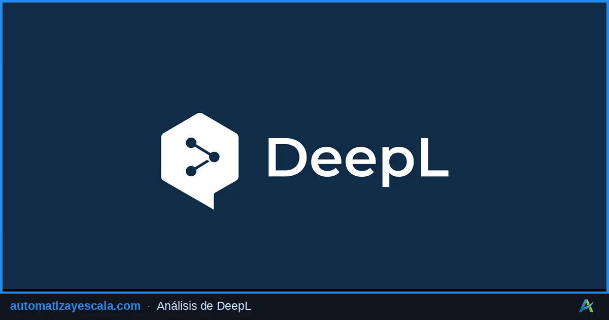 DeepL — herramienta de productividad y gestión del tiempo