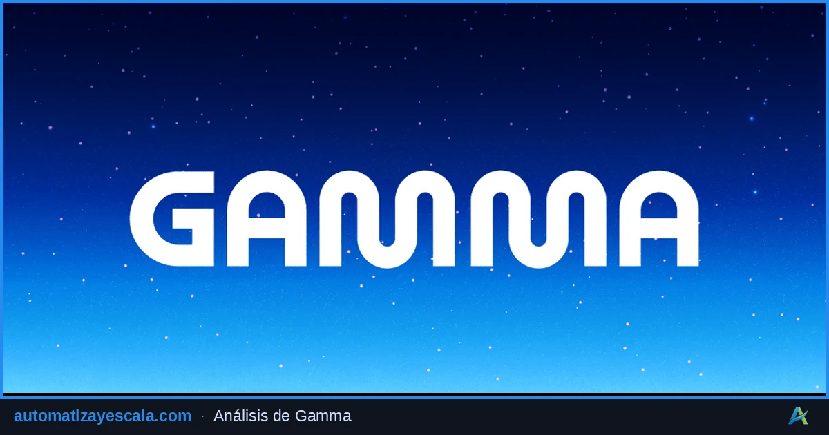 Gamma — interfaz del asistente de inteligencia artificial