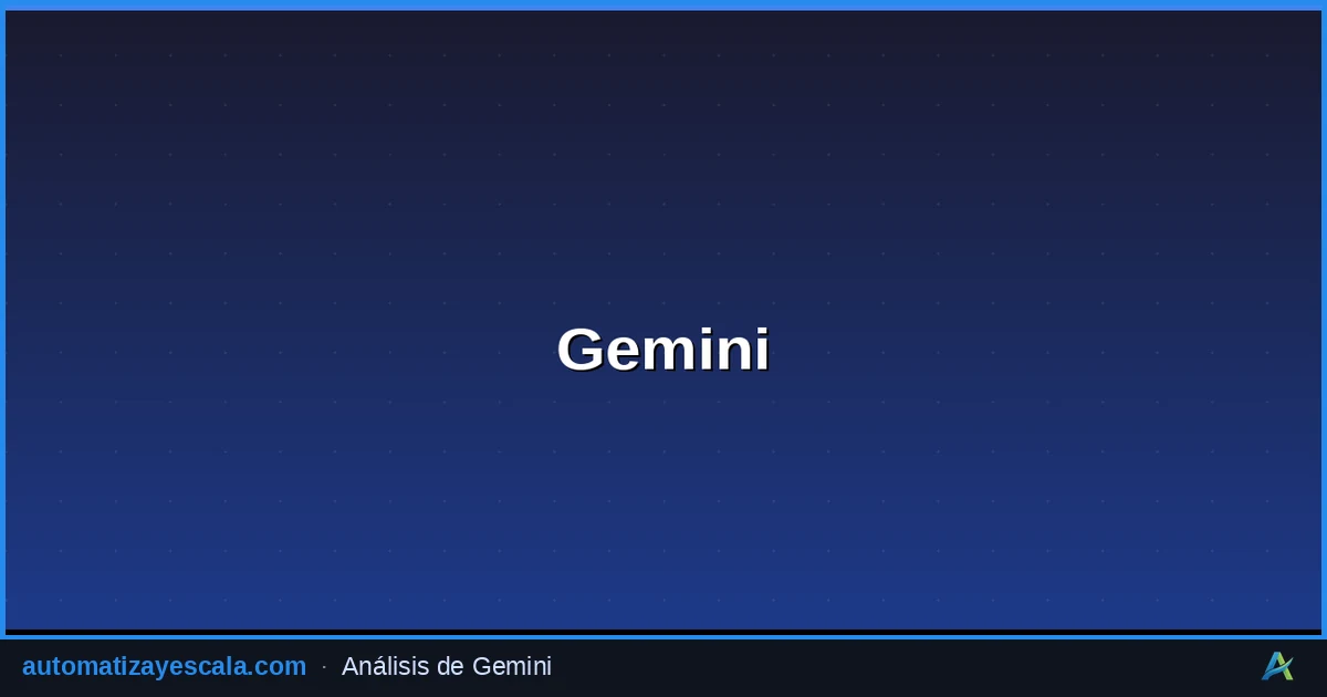 Gemini de Google - IA Multimodal para Empresas Conectadas — interfaz del asistente de inteligencia artificial