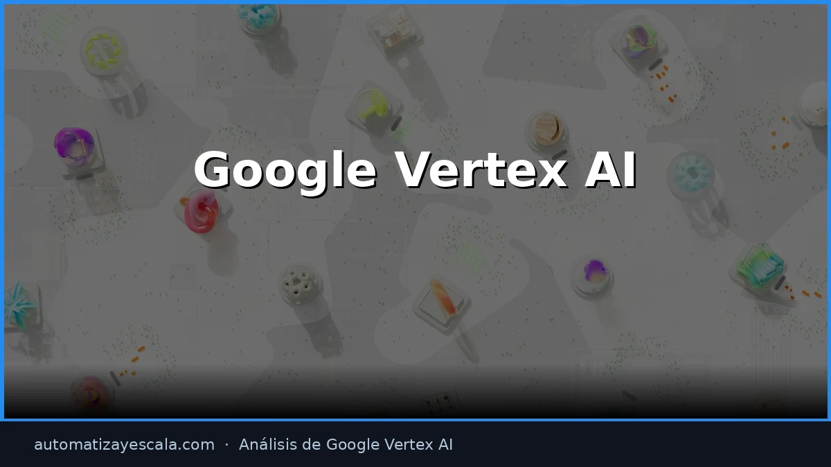 Google Vertex AI — interfaz y panel de control