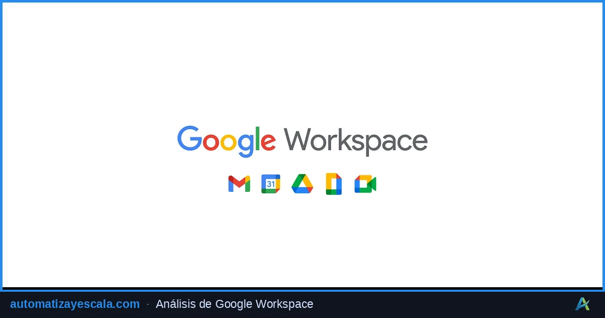Google Workspace — herramienta de productividad y gestión del tiempo