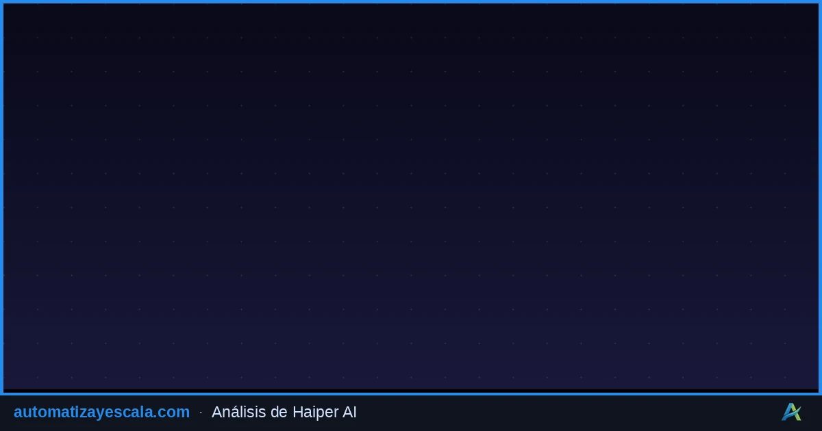 Haiper AI — generación de vídeo con inteligencia artificial