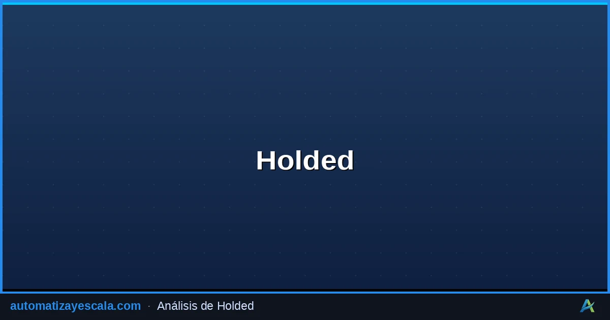 Holded — software de gestión financiera y facturación