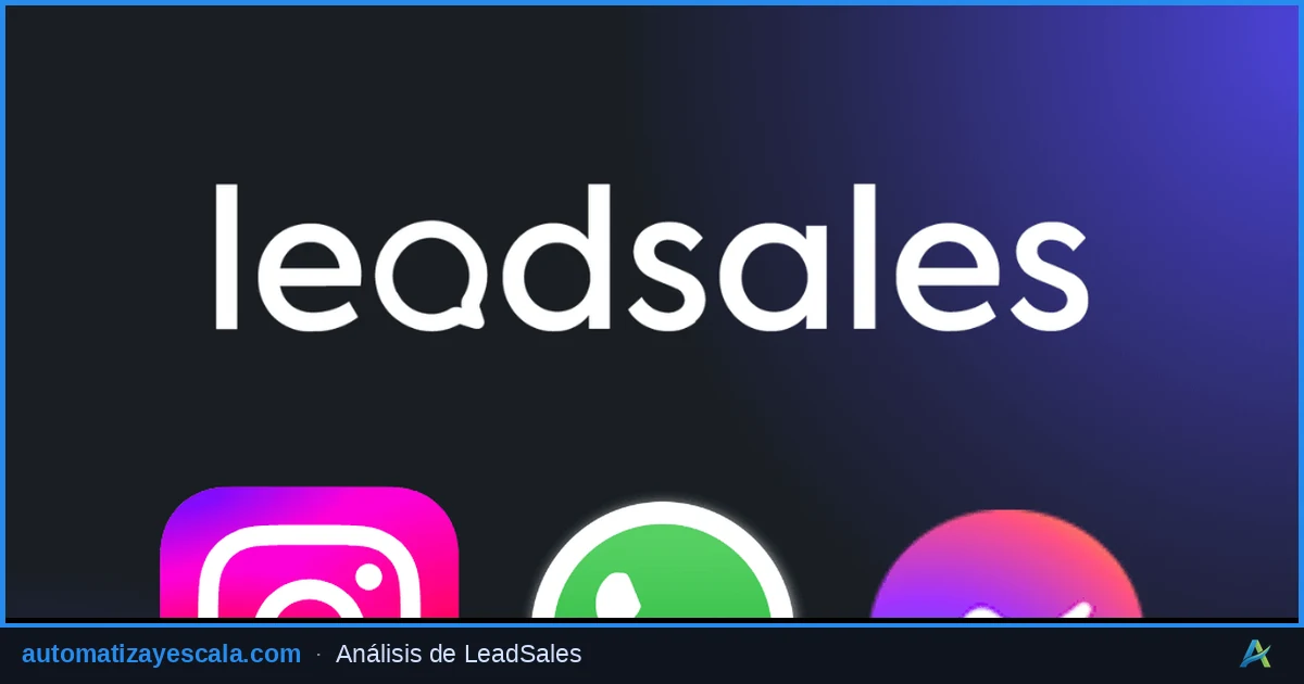 LeadSales — CRM y gestión de ventas