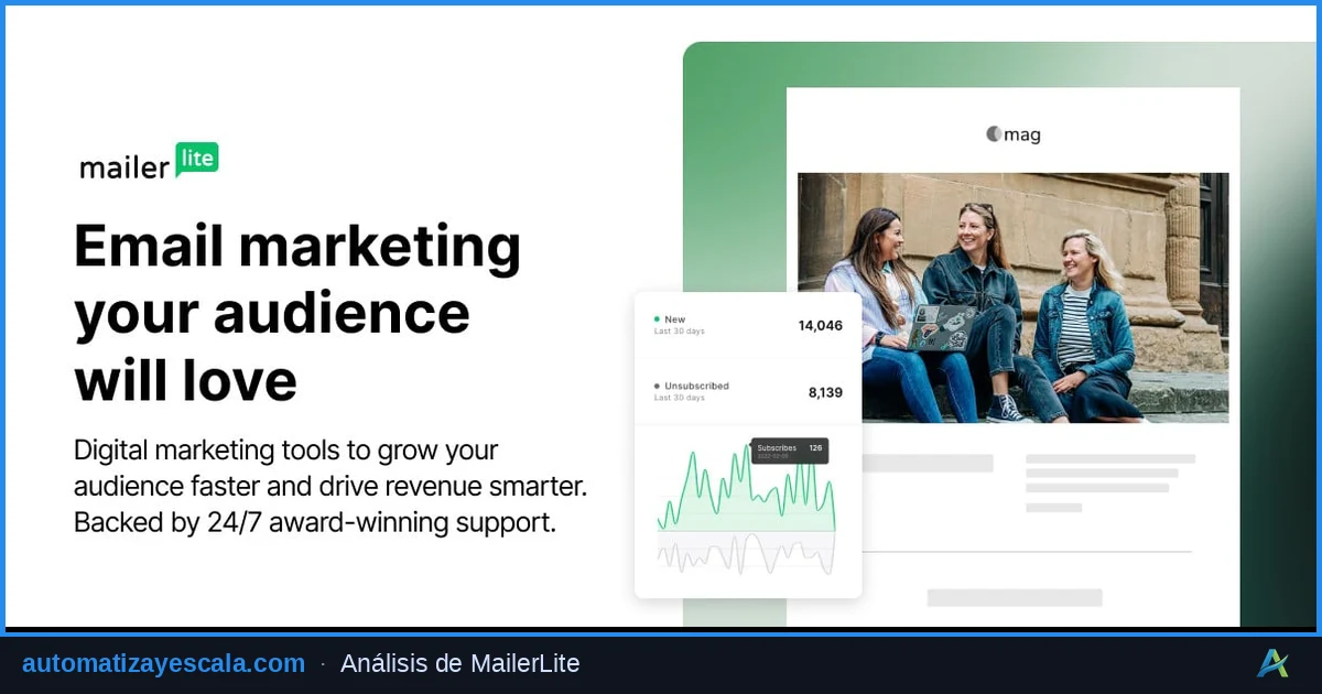 MailerLite — plataforma de marketing y automatización