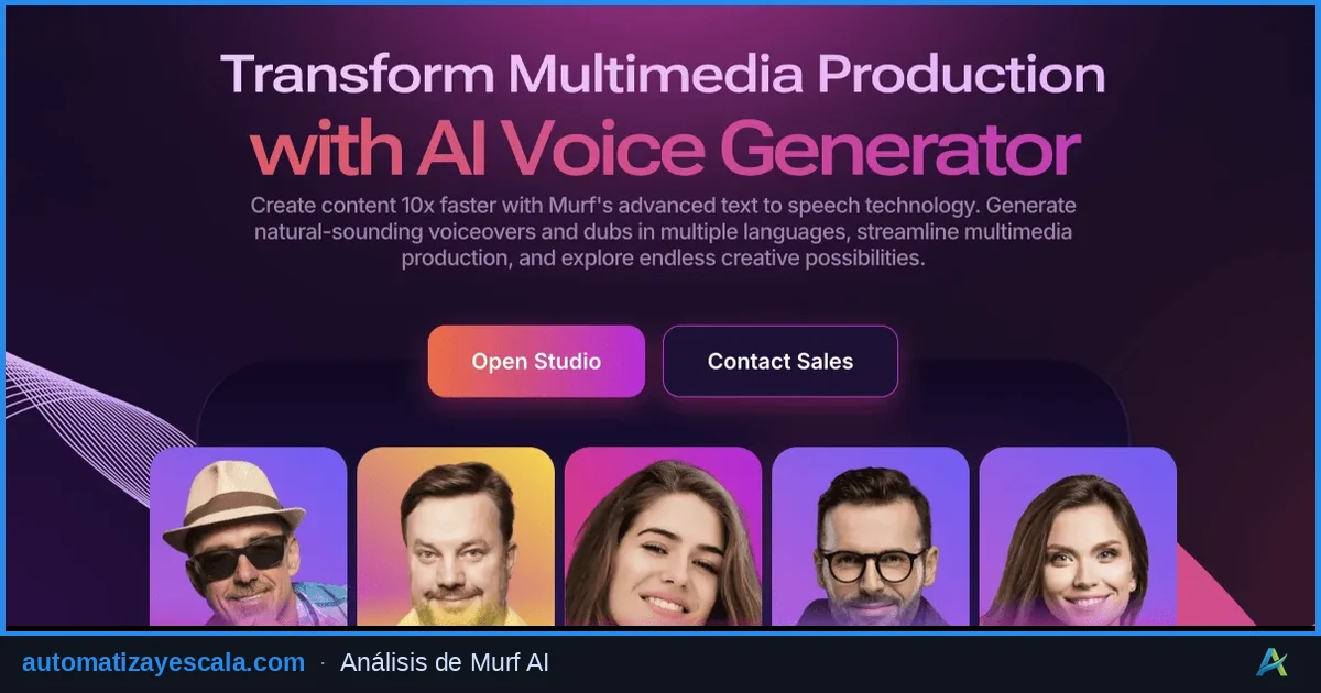 Murf AI — síntesis de voz y audio con inteligencia artificial