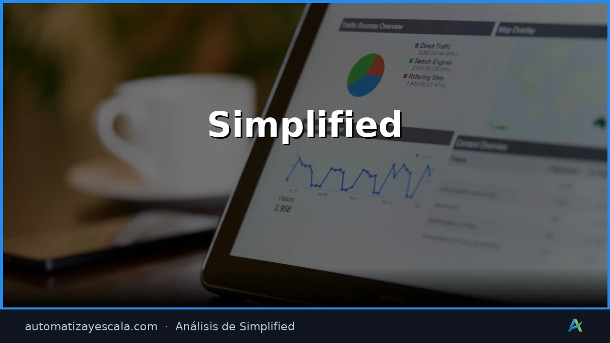 Simplified — interfaz y panel de control