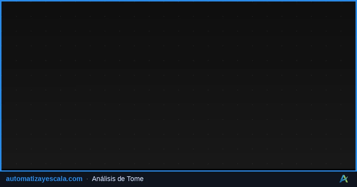 Tome — interfaz del asistente de inteligencia artificial