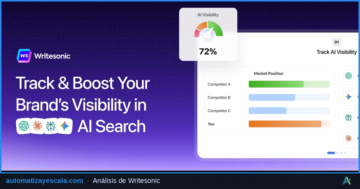 Writesonic — plataforma de marketing y automatización