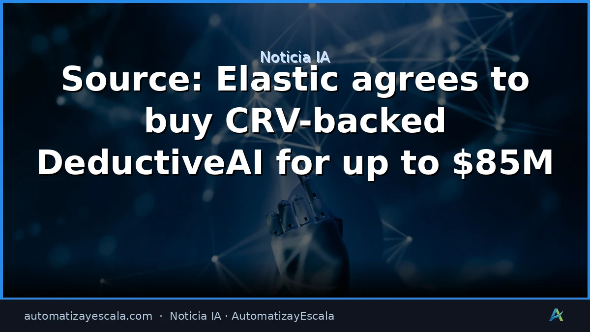 Elastic adquiere DeductiveAI: La IA ahora detecta y soluciona errores de software