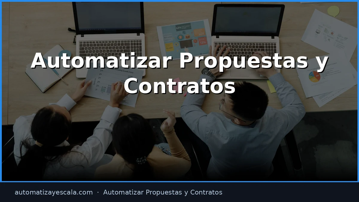 Automatizar Propuestas y Contratos con IA y Automatización