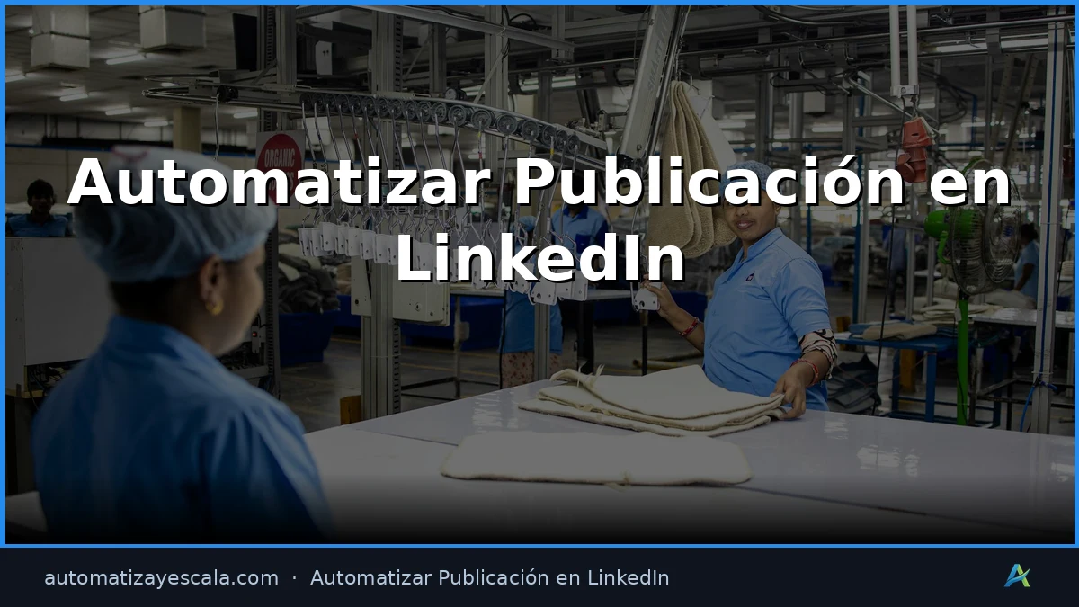 Automatizar Publicación en LinkedIn con IA y Automatización