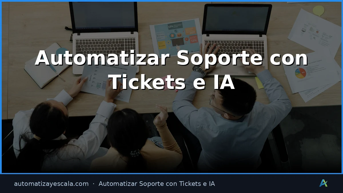 Cómo Automatizar el Soporte de Tickets con IA y Automatización
